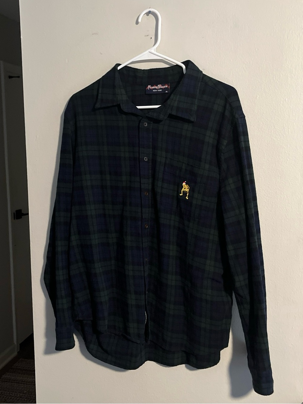 Rowing Blazers Plaid Button-Down Shirt XL - A Derry Bones Christmas -